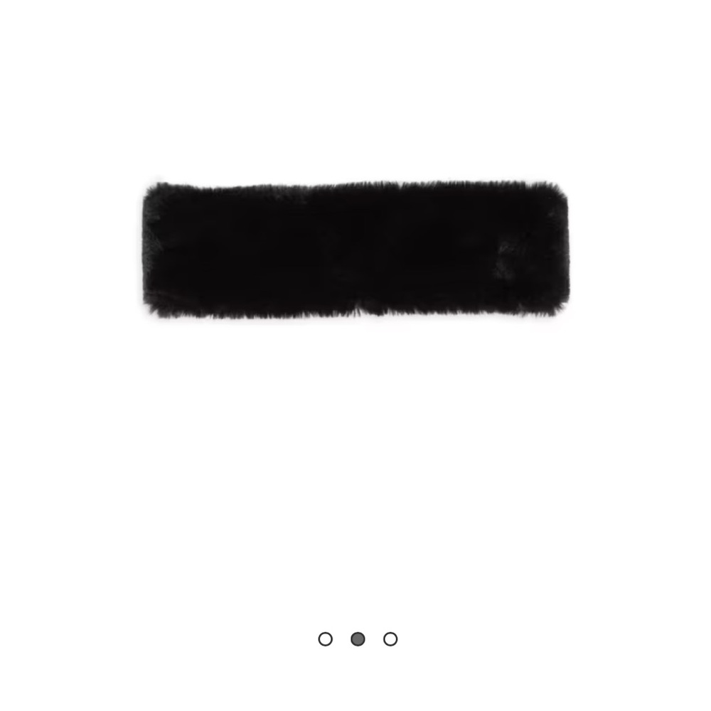 UGG Black Fur Headband